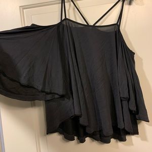 Free people cold shoulder flowy top
